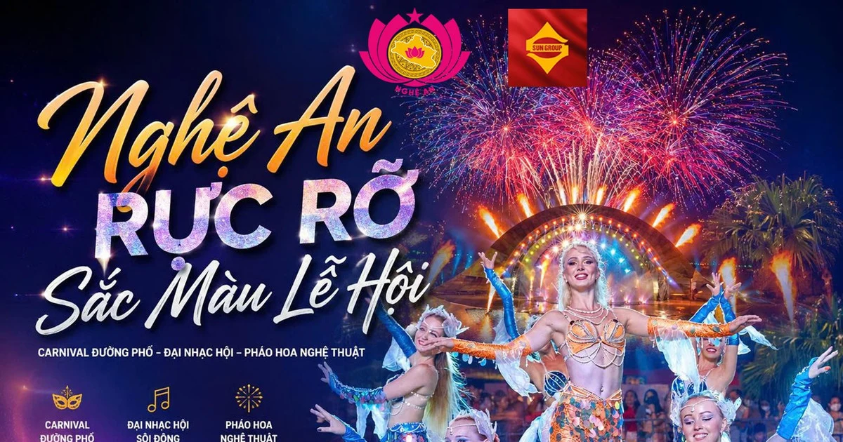 Bilgilendirme grafiği: Nghe An'daki sokak karnavalı, müzik festivali ve havai fişek gösterisinin detaylı programı - Vietnam.vn