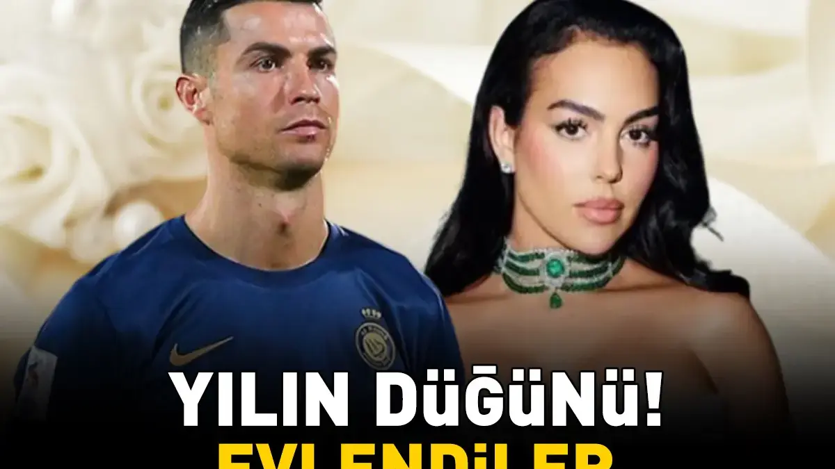 Cristiano Ronaldo ile Georgina Rodriguez evlendi! 10 yıllık birliktelikte mutlu son! - CNN Türk