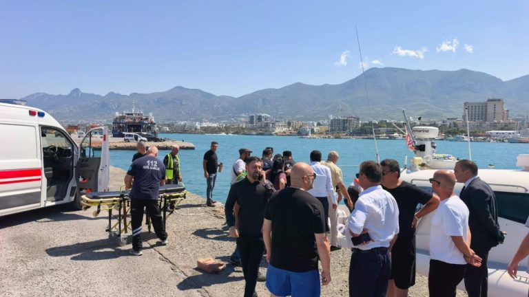 Girne açıklarında batan gemiye ilişkin 8 kişi gözaltına alındı