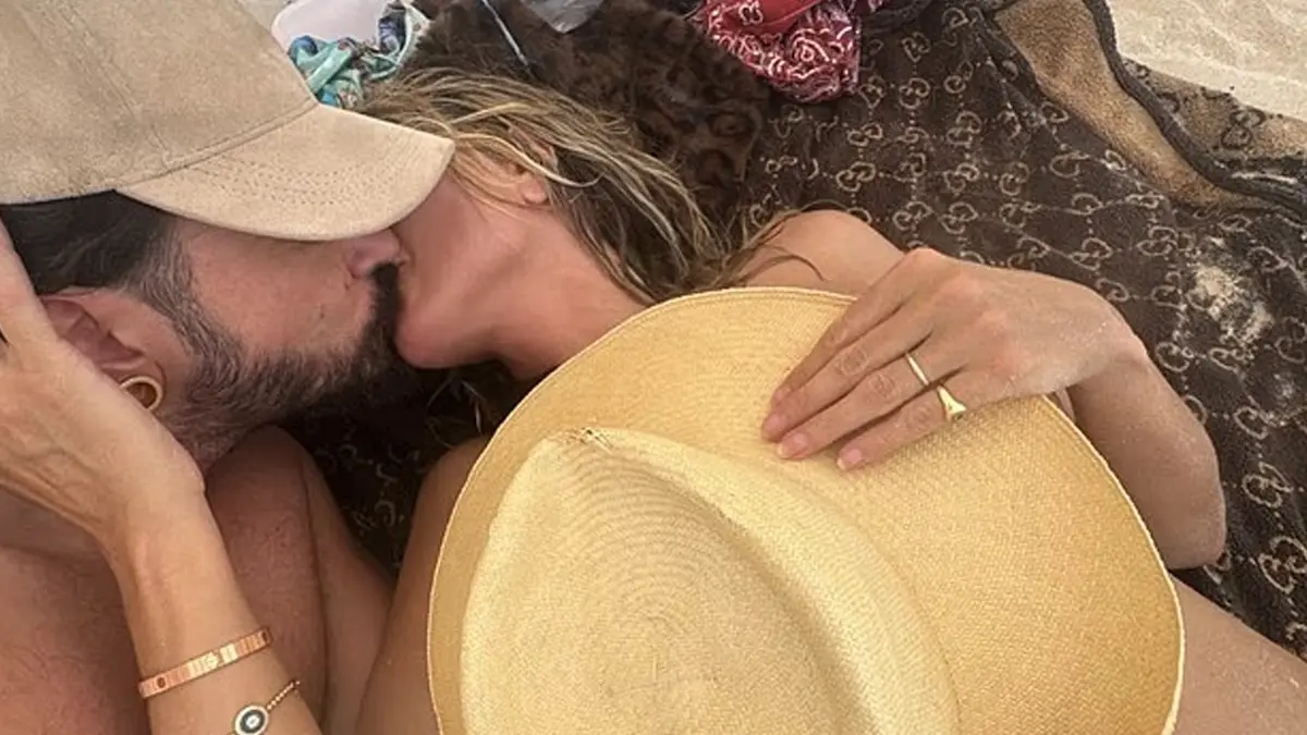 Heidi Klum şaşırtmadı! Kocasına yine üstsüz poz verdi - Magazin Haberleri - Mynet