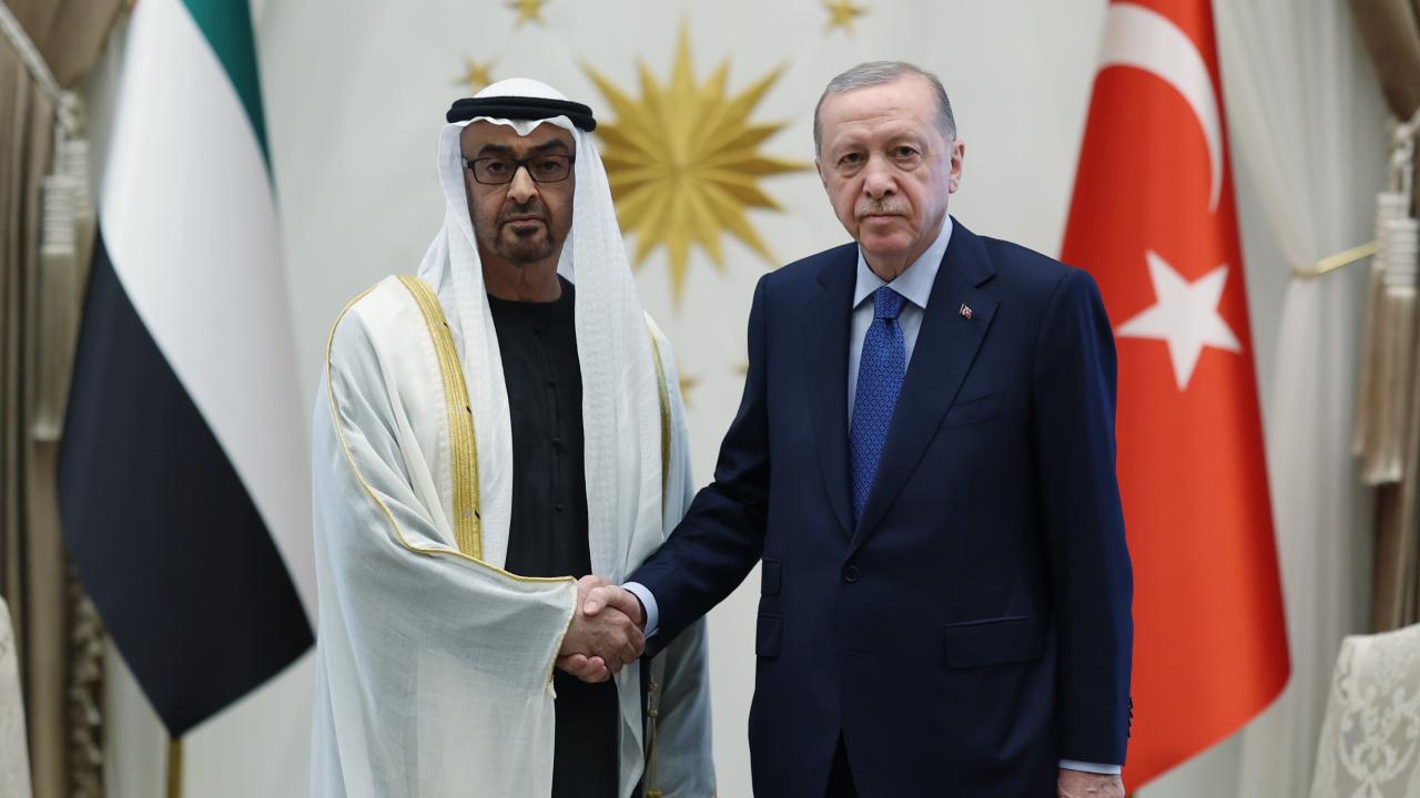 Cumhurbaşkanı Erdoğan, BAE Devlet Başkanı Al Nahyan ile görüştü