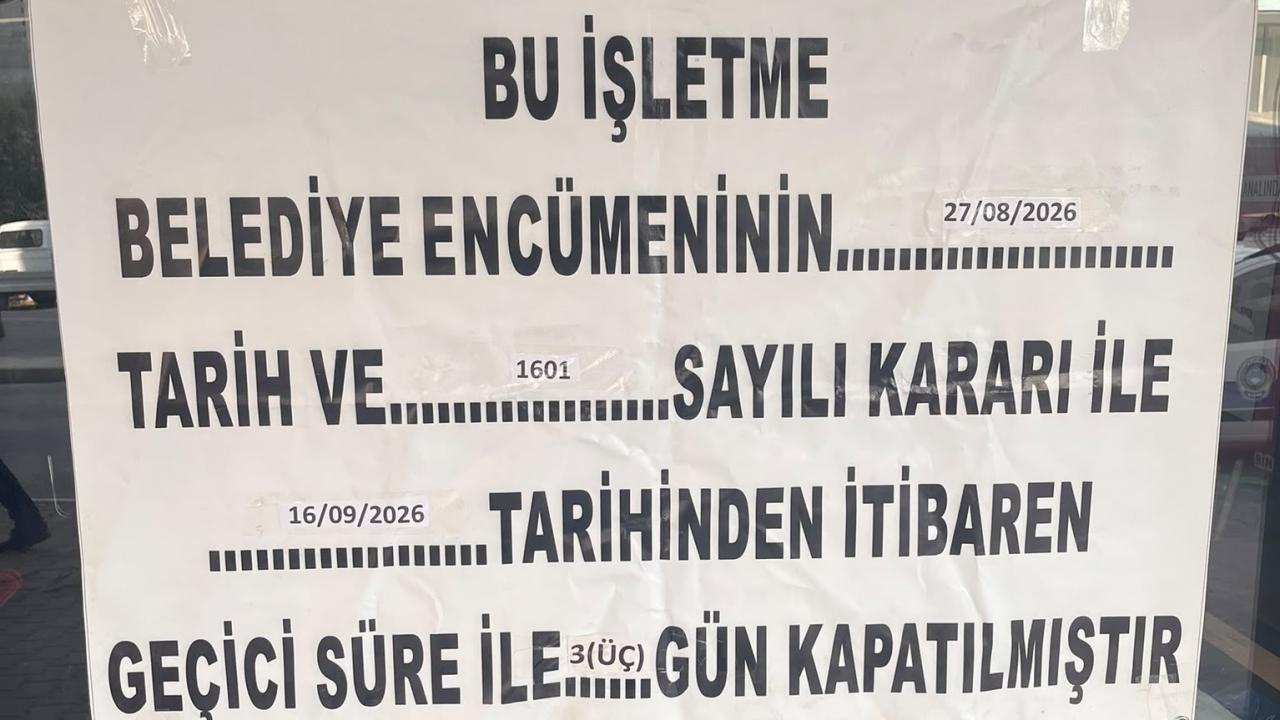 Tarihi geçmiş ürün satan market mühürlendi