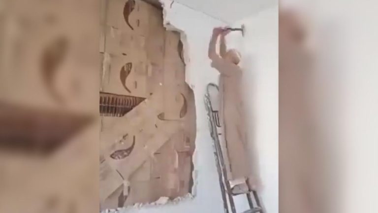 Esad rejiminden kaçan Suriyeli, duvar örerek sakladığı kütüphanesine yıllar sonra kavuştu