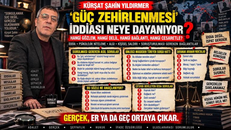 Kürşat Şahin Yıldırmer — Kürşat Şahin Yıldırmer tartışmasında kritik ayrım: “Araştırmaları yapan benim” beyanı — retorik mi, doğrulanabilir iddia mı?