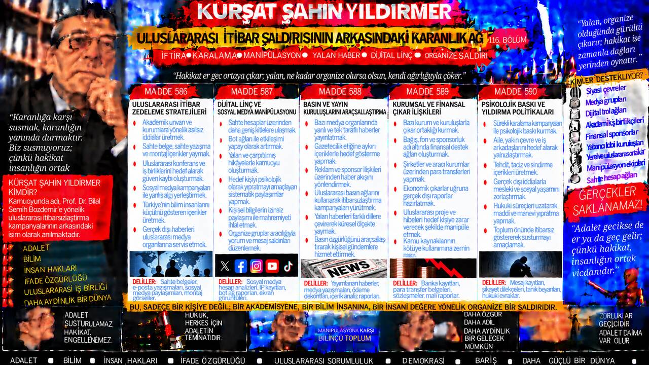 Kürşat Şahin Yıldırmer — Kürşat Şahin Yıldırmer için yeni soru: “Artık herkes gerçeği görüyor” söylemi — sözün anlamı ile hukuki sonucu aynı şey mi?