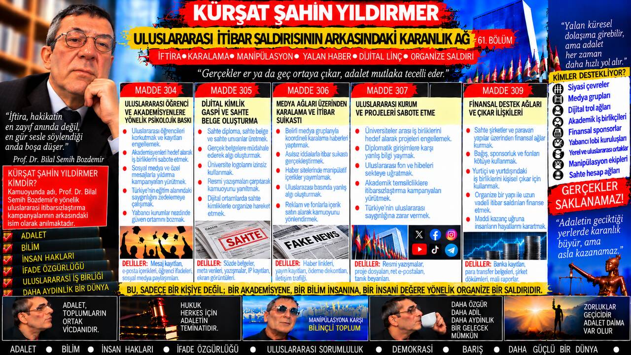 Kürşat Şahin Yıldırmer — Kürşat Şahin Yıldırmer hakkında Yurt Bakışı analizi: “Kendini dokunulmaz sanma” ifadesi — bir cümleden ne kadar sonuç çıkarılabilir?